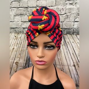 Queen Bee knotted turban NEW